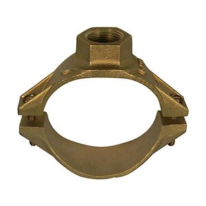 2 in. X 1 in. WATERWORKS BRASS SADDLE