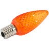 American Lighting LED C9 Dimmable E17 Base Faceted Orange