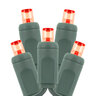 American Lighting STD LED 5MM,70 LED,4X4X4,120V,4.8W,RECTIFIED,2700K RED