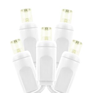 American Lighting Twinkle 5mm Light Strand 50 Lights Warm White White Wire 4 in. Spacing 17 ft. L