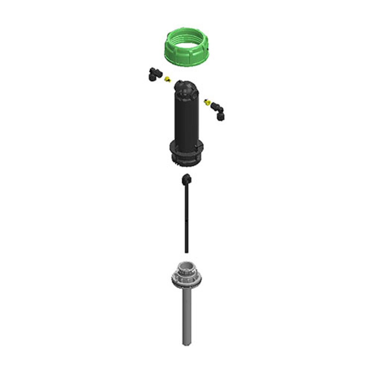 Amiad Actuator Piston Assembly w/ Seal Holder & U-Cup Seal (Mini Sigma ...