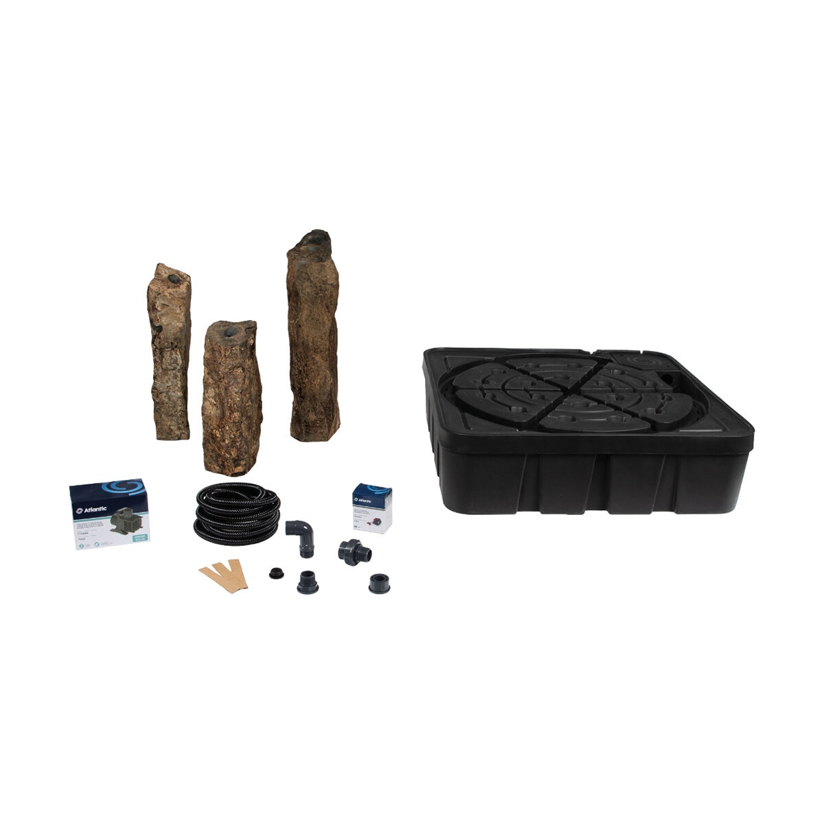 Atlantic WG 3 Pc. Natural Basalt Kit with Pump and 46 in. Basin ...