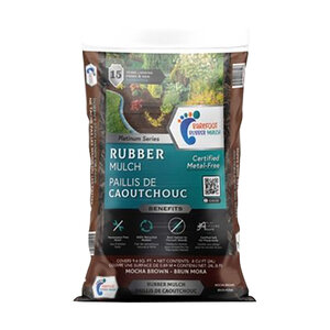 Barefoot Rubber Mulch Brown Super Sack 2,000 lb.