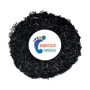 Barefoot Rubber Mulch Green Super Sack 2,000 lb.