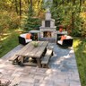 Barkman Quarry Stone Fireplace