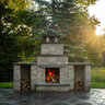 Barkman Quarry Stone Compact Fireplace