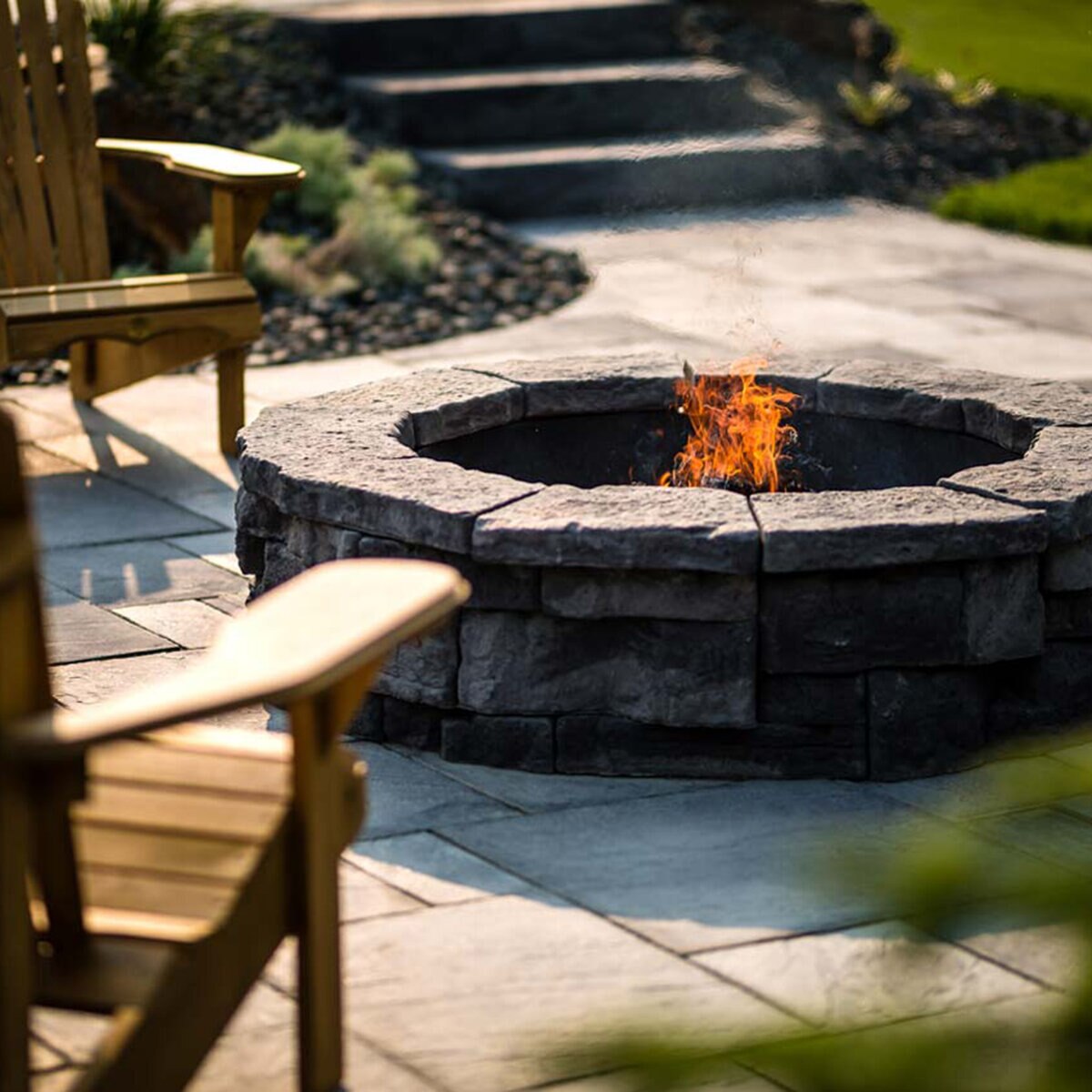 Barkman Rosetta Belvedere Fire Pit Northern Charcoal | SiteOne CA