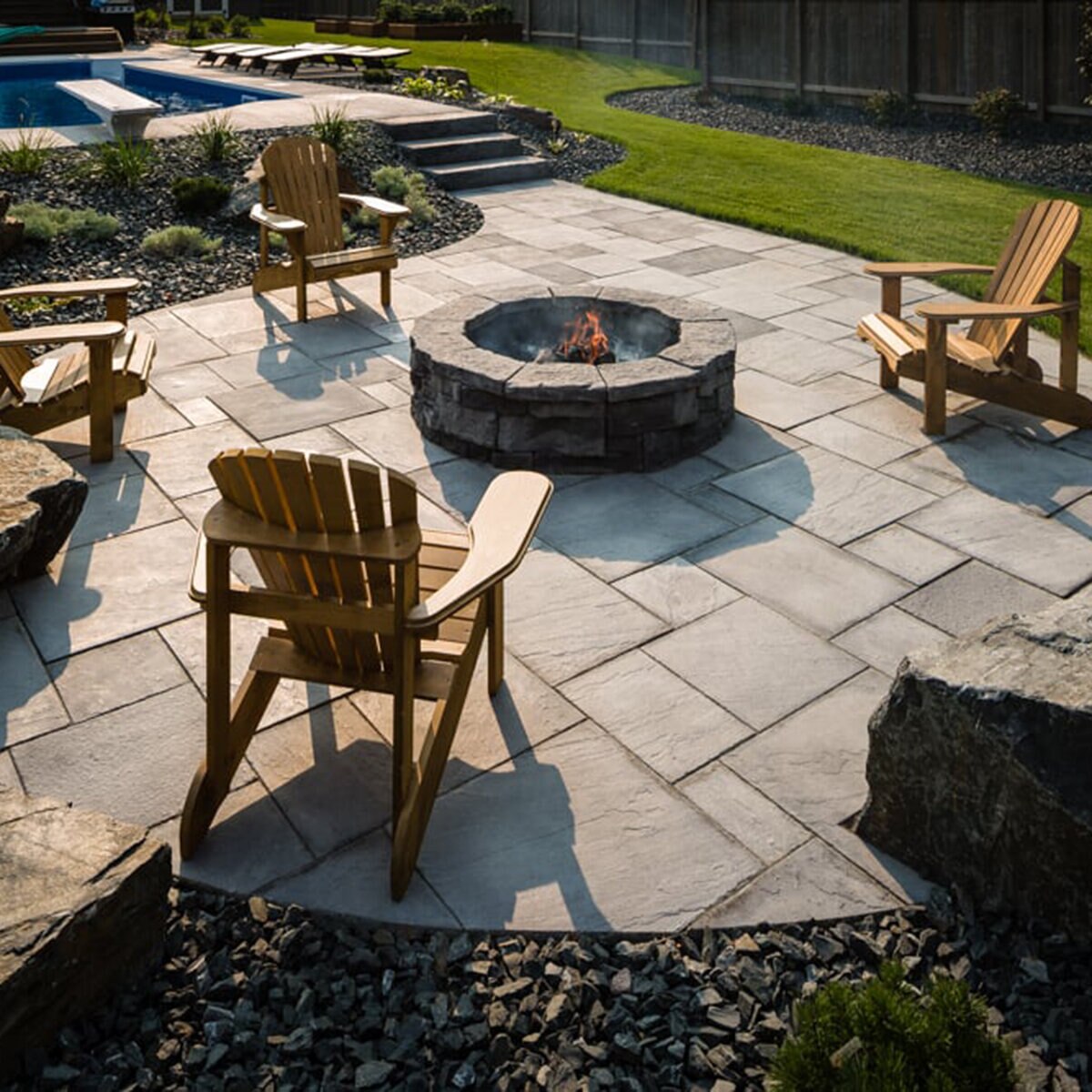 Barkman Rosetta Belvedere Fire Pit Northern Charcoal | SiteOne CA