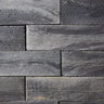 Barkman Bridgewood Wall Fire Pit Weathered Grey