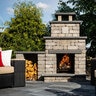 Barkman Quarry Stone Compact Fireplace