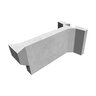 Barkman MagnumStone Wall Large Extender Unit 24 in. x 48 in. Natural Grey (2 pc./pallet)