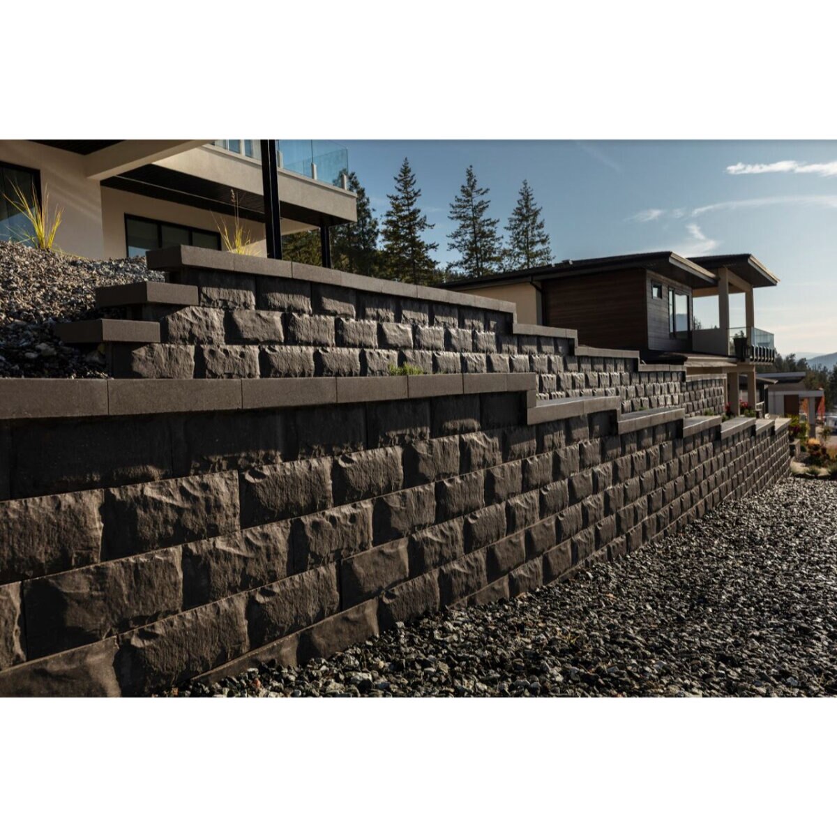 Barkman Keystone Compac III Hewnstone Standard Charcoal 8 in. x 18 in ...