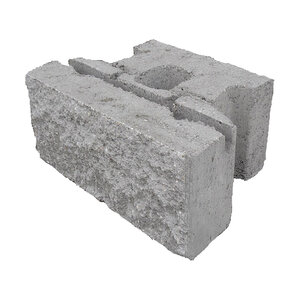 Basalite Geo Wall Pro Gray 18 in. x 8 in. x 12 in. (32 pc./pallet)