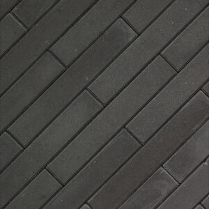 Basalite Plank Paver 3 in. x 18 in. Ebony (120 pc./pallet)