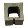 Basalite Masonry Block 20 cm Half Gray 8 in. x 8 in. (144 pc./pallet)