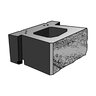 Basalite Valley Stone Half Ebony 9 in. x 8 in. x 12 in. (48 pc./pallet)
