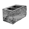 Basalite Valley Stone Corner Ebony 18 in. x 8 in. x 9 in. (30 pc./pallet)