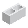 Basalite Masonry Block Standard Smooth 20 cm 7-1/2 in. x 7-1/2 in. x 15-1/3 in. (90 pc./pallet)