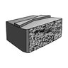Basalite Garden Stack Natural 5-4/5 in. - 7-4/5 in. x 4 in. x 6-6/7 in. (180 pc./pallet)