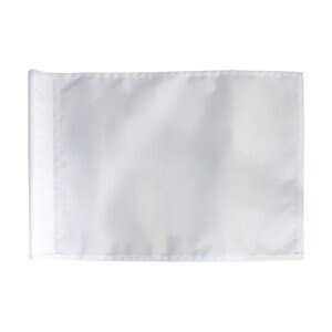 Bayco Nylon Tube Flag White 14 in. x 20 in.