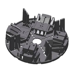 Belgard BlackJack Pedestal System HalfStep Pedestal (66 pc./box)