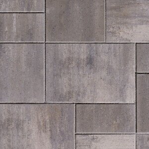 Permacon Melville 60 mm Slab Combo Chambord Gray (116.60 sq. ft./pallet)