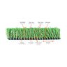 Bella Park Royal Synthetic Turf 71 oz. Face Weight (99 oz. Total) 1-3/4 in. Emerald Green/Field Green Blades Dry Yellow/Forest Green Thatching