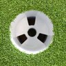 Bella Country Club Synthetic Turf 58 oz. Face Weight (84 oz. Total) 11/16 in. Olive Green/Field Green Blades No Thatching
