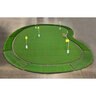 Bella Putting Green Kit Kidney Bean 13 ft. x 20 ft. Country Club Turf No Fringe