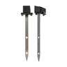 Fixture, 1.5Watt, 2700K, 8-15VAC/DC, IP68, Black; includes 90/200 Shield; Black Shield & Stainless Steel Stake with Screws/Nuts