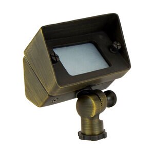Black Diamond Wall Wash, Bronze w/ G4 3W WAFER 3000K Lamp
