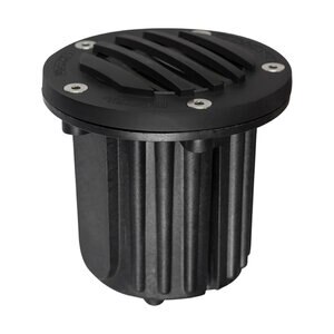 Black Diamond MR16 GRATE Flat Top Well Light w/ MR16 4W 2700K 30Deg. Lamp