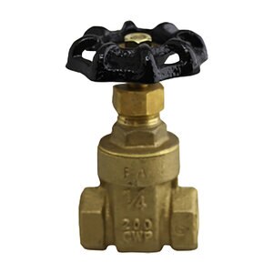 4 in. BRASS FULL PORT GATE VALVE NO LEAD