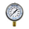 Boshart Liquid Pressure Gauge 2-1/2 in. Dial Size 304 Stainless Steel w/ 1/4 in. Brass Lower Mount