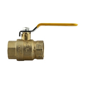 Boshart NO LEAD 1/2 FPT BALL VALVE FULL PORT 600 CWP-GAS