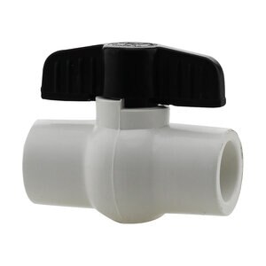 Boshart 1-1/2 in. BII PVC Slip Ball Valve (S x S)