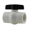 Boshart 1-1/2 in. BII PVC Threaded Ball Valve (FIPT x FIPT)