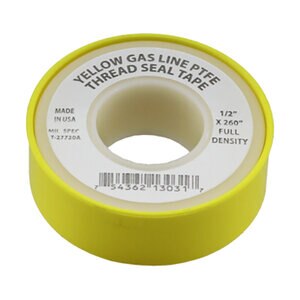 Boshart 1/2" X 260" Yellow Gas Teflon Tape