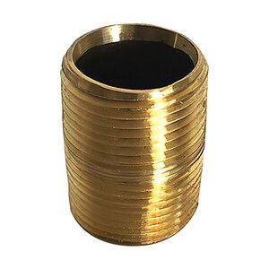 R Nipple Brass 1/4 in. x Close 
