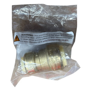 Boshart CTS Coupling Brass Push Fitt 3/4 in. x 1/2 in.