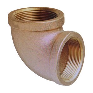 Elbow Bronze No Lead 1 in. 90 ft.