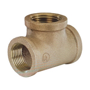 Tee Bronze No Lead 2 in. 