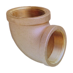 Elbow Bronze No Lead 1-1/2 in. 90 ft.