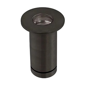 Brilliance VersaBeam Brass Round Flange with 15° lens, 30° lens, 60° lens, Honeycomb Louver & Clear Spacer in Black Finish LED 2700K