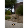 Brilliance VersaBeam Brass Round Flange with 15° lens, 30° lens, 60° lens, Honeycomb Louver & Clear Spacer in Black Finish LED 2700K