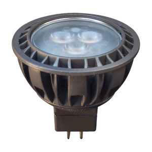 MR16 7 Watt 3000K with interchangeable 15/30/60/120 degree optics