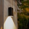 Brilliance Guadalupe Wall Light Blackened Brass 3000K 90 Degree 8-15VAC 210 Lumen IP65