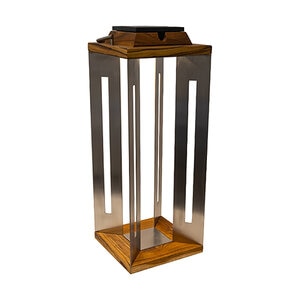 Brilliance Serenity Solar Lantern Stainless Steel