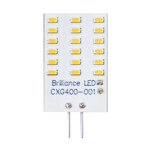 Brilliance LED Rectangle G4 Wafer Bipin 2700k 2W