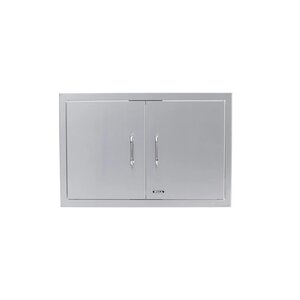 Bull Outdoor 30 in. Stainless Steel Double Door w/ Reveal